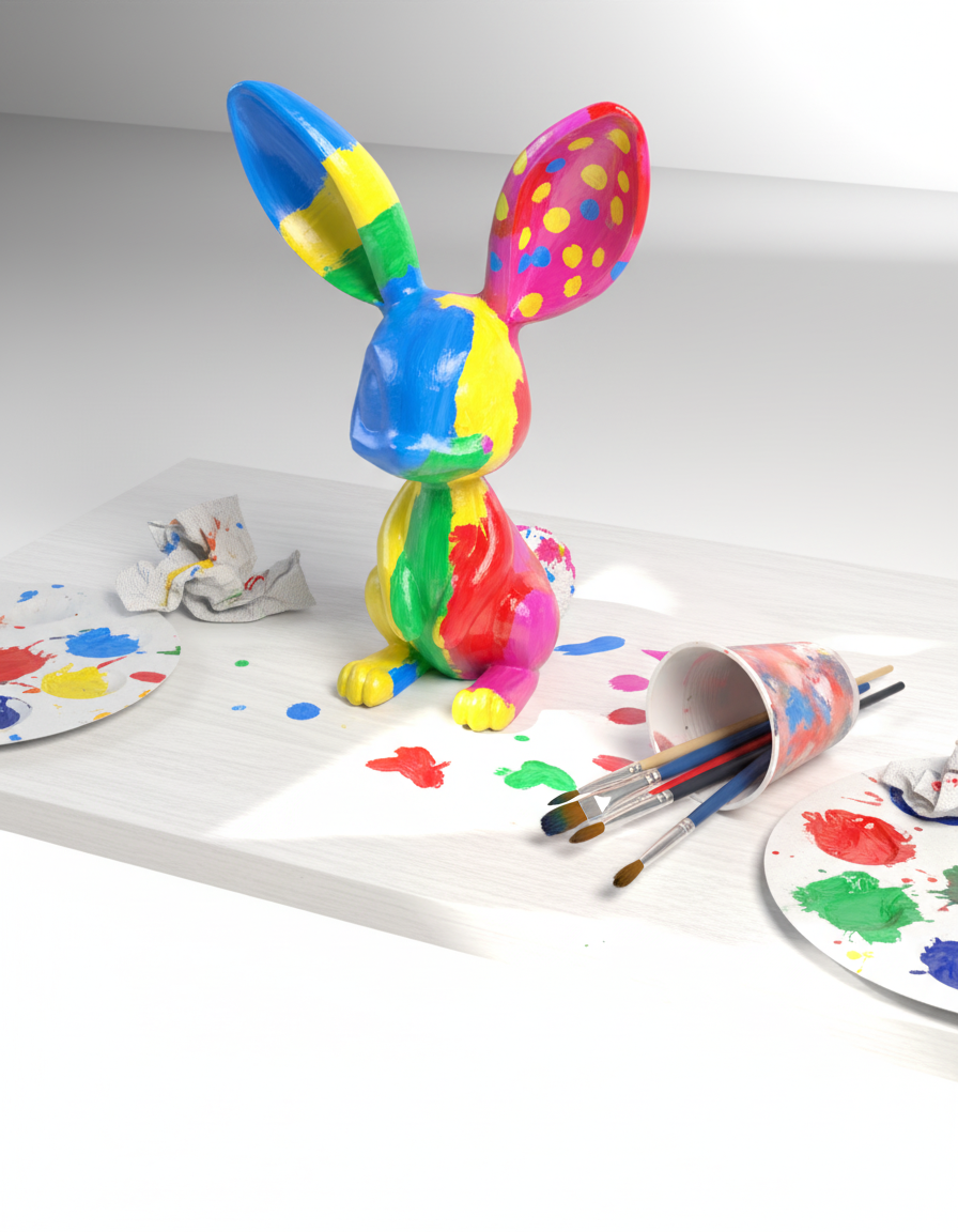 Bunny Kit - Painted Result