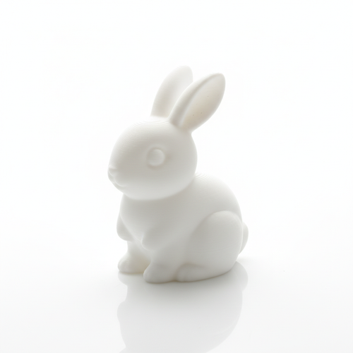 Bunny Figurine Only — 3D Printed Paint-Your-Own | No Paints | Ages 5+