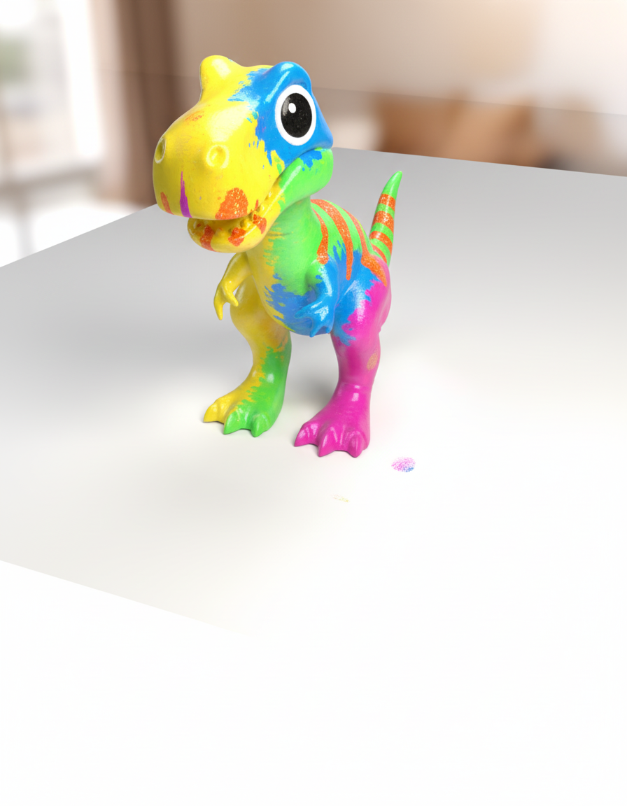 Dinosaur Kit - Painted Result